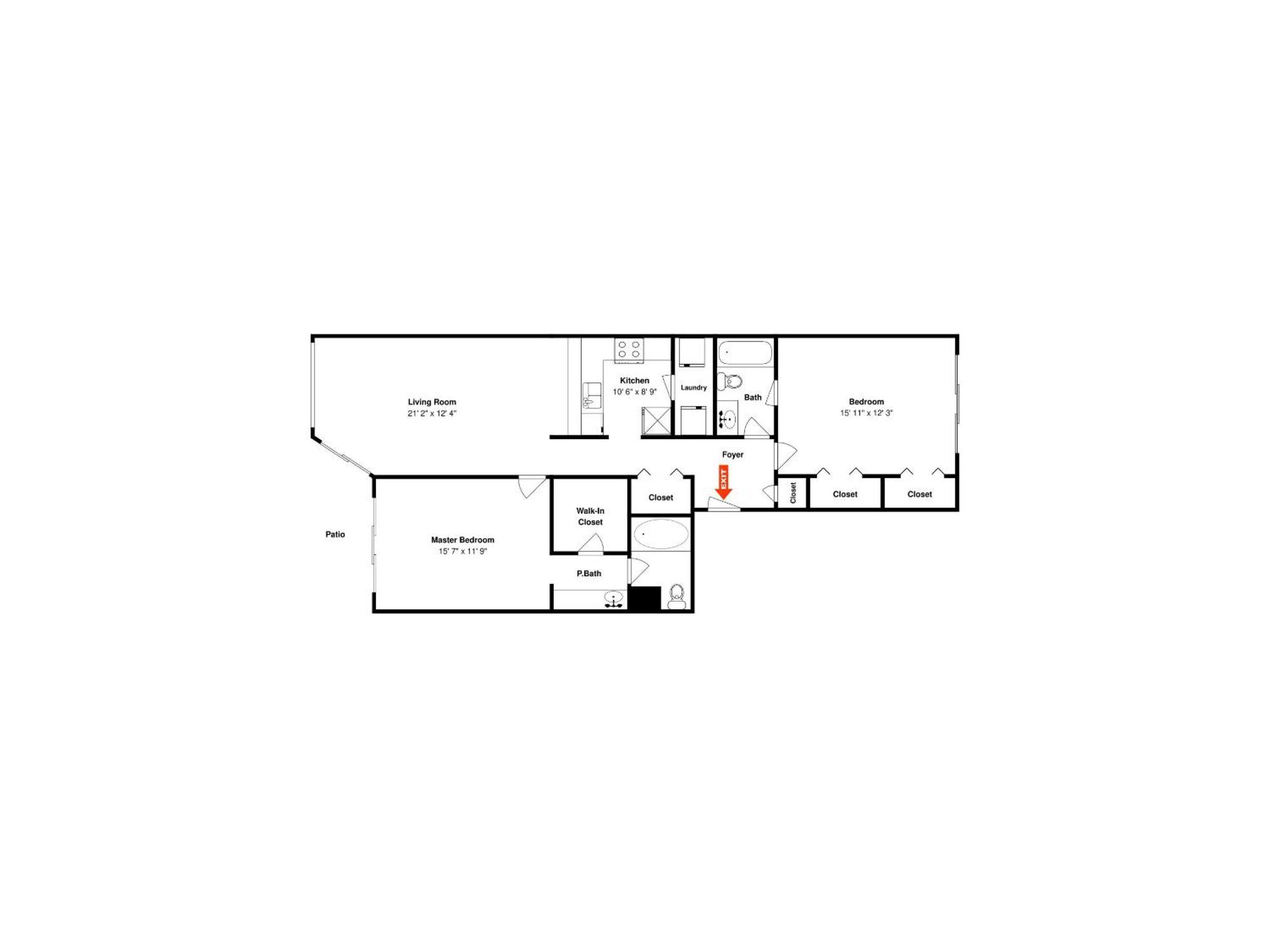 Edgewater 1402 Apartment *